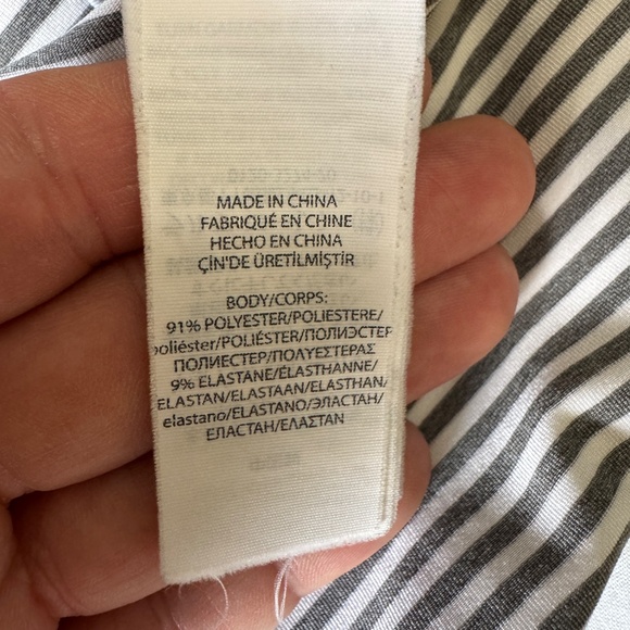 RLX Ralph Lauren Men's Striped Performance Golf Polo Shirt Gray Size Medium PCG - Picture 8 of 15